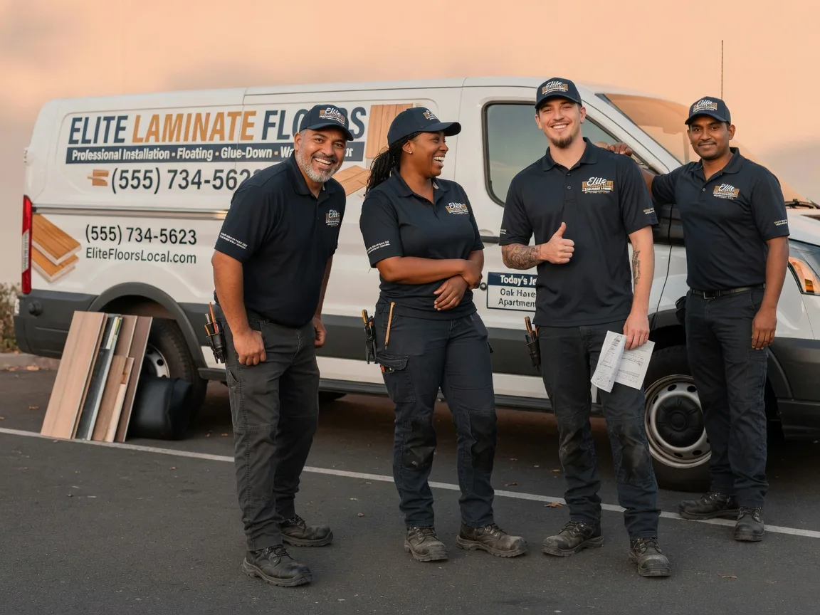 Laminate flooring installation company in Bush, LA